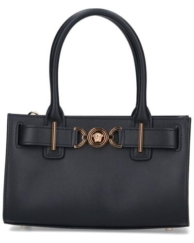 Versace 'medusa '95' Shopper Handbag - Black