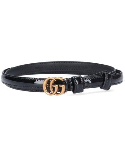 Gucci Patent-leather Belt - Black