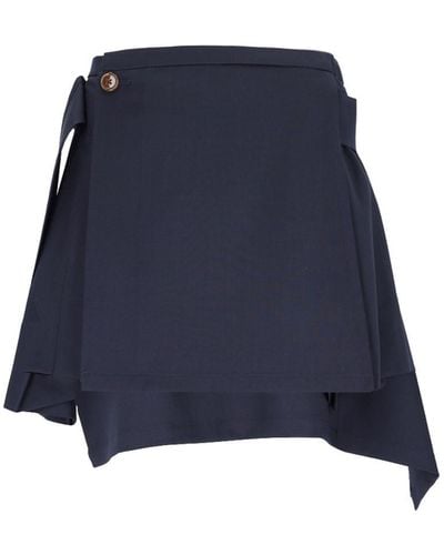 Vivienne Westwood Mini Skirt "meghan" - Blue