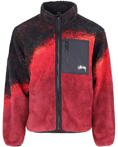 Stussy Reversible Jacket "sherpa" - Red
