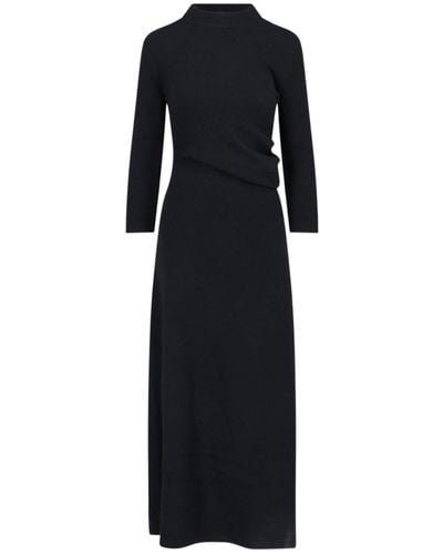 Loro Piana Knitted Dress "queenstown" - Black
