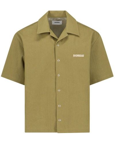 Bonsai Short-sleeved Shirt - Green
