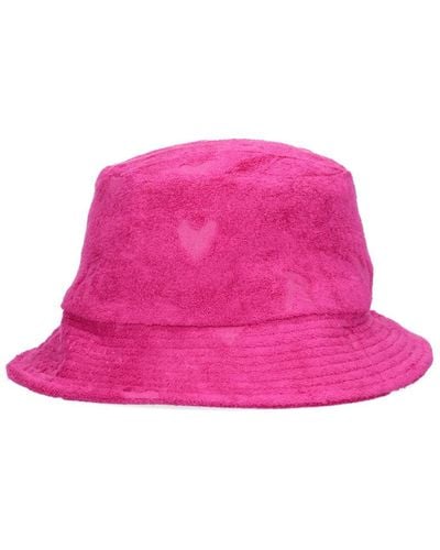 ROTATE BIRGER CHRISTENSEN Terrycloth Bucket Hat - Pink