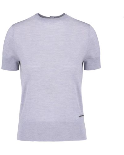 Calvin Klein Wool T-shirt - Purple