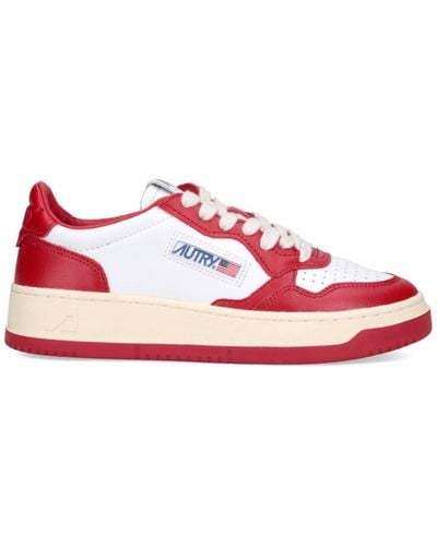 Autry Sneakers Low "Medalist" - Rosso