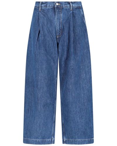 Studio Nicholson Cropped Jeans - Blue