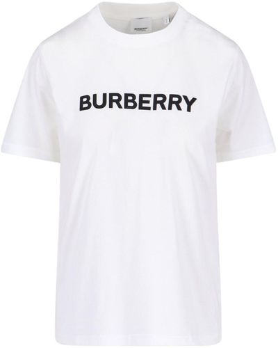 Burberry T-Shirt Logo - Bianco