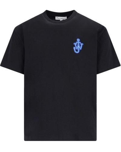 JW Anderson T-Shirt Logo - Blu