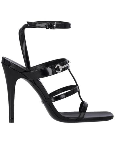 Gucci Clamp Detail Sandals - White