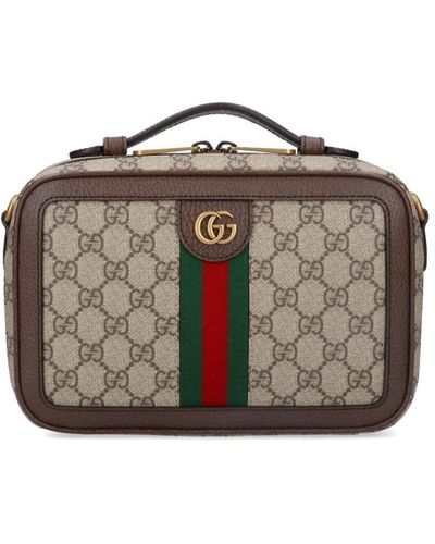 Gucci 'ophidia' Shoulder Bag - Grey