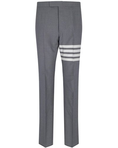 Thom Browne Pantaloni "4-Bar" - Grigio