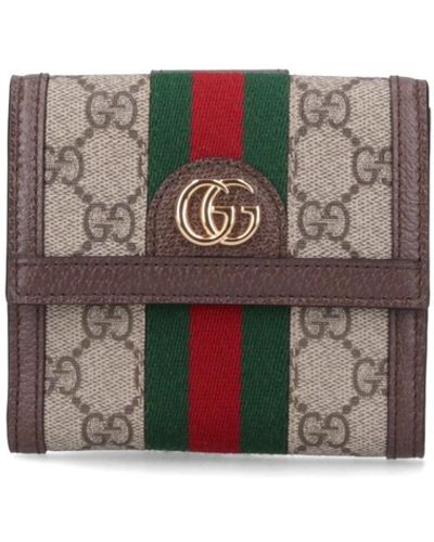 Gucci "ophidia" Wallet - Natural