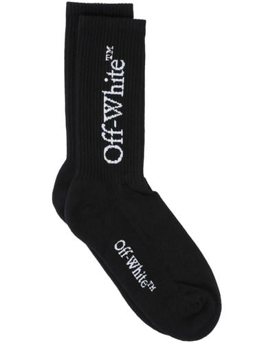 Off-White c/o Virgil Abloh Logo Socks - Black