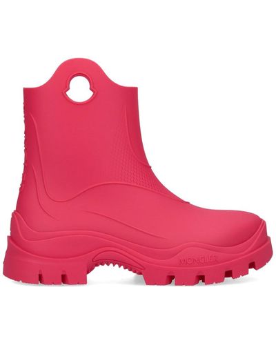 Moncler Misty Rubber Rain Boot - Pink