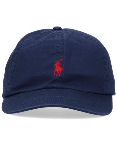 Ralph Lauren Logo Baseball Cap - Blue