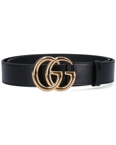 Gucci 'Gg Marmont' Belt - Black
