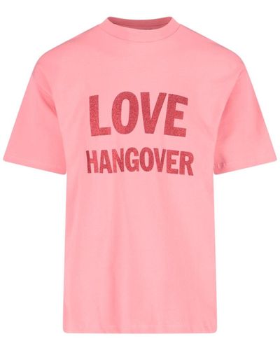Honey Fucking Dijon T-shirt "love Hangover" - Pink
