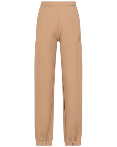 The Attico Penny Sports Trousers - Natural