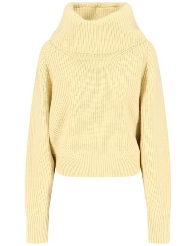 Sa Su Phi Crewneck Sweater - Yellow