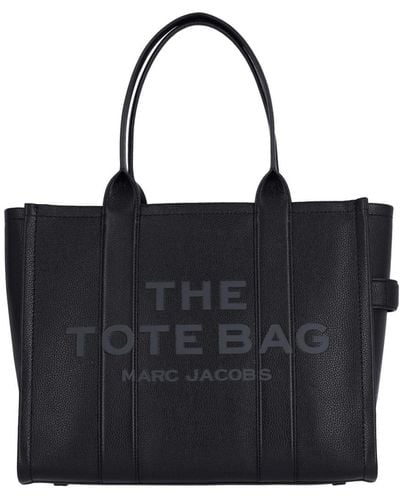 Marc Jacobs Large Logo Tote Bag - Black