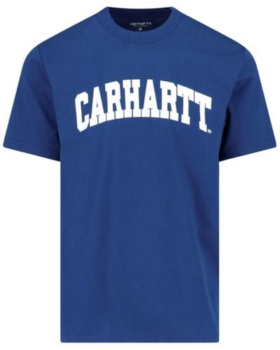 Carhartt 's/s University' T-shirt - Blue