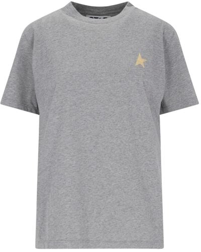 Golden Goose T-shirt 'star' - Grey