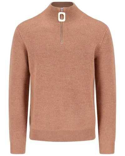 JW Anderson High Neck Sweater - Pink