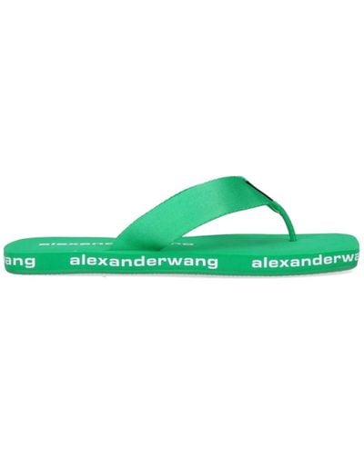 Alexander Wang Logo Slide - Green