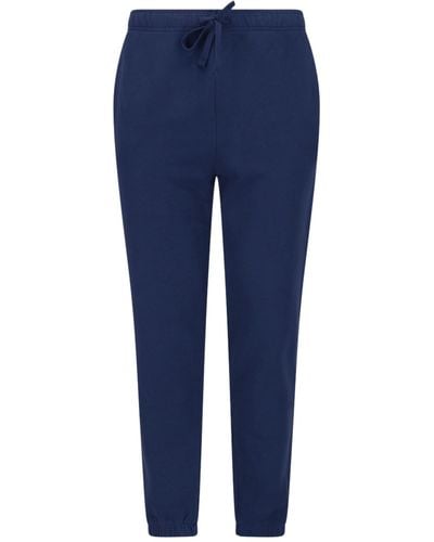 Polo Ralph Lauren Logo Track Trousers Trousers - Blue