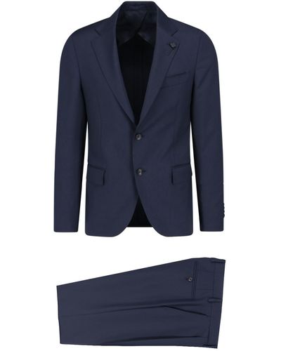 Lardini Single-breasted Suit - Blue