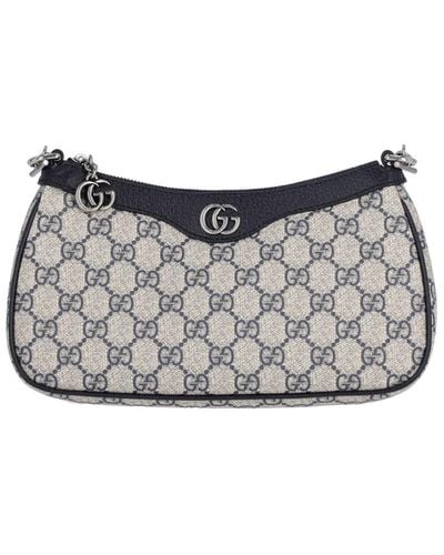 Gucci 'ophidia' Small Shoulder Bag - Gray