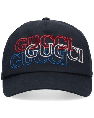 Gucci Logo Baseball Cap - Blue