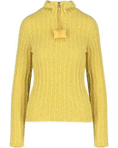 Moncler X J.w. Anderson Ribbed Towelling Jumper - Yellow