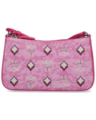 Mcm pink hotsell crossbody bag