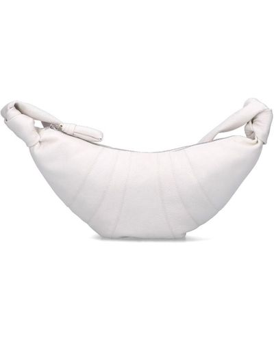 Lemaire 'croissant' Small Bag - White