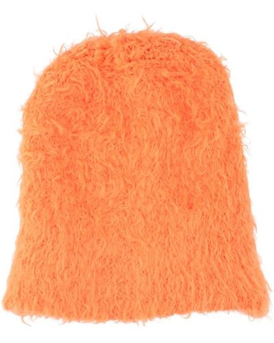 The Attico Knitted Beanie - Orange