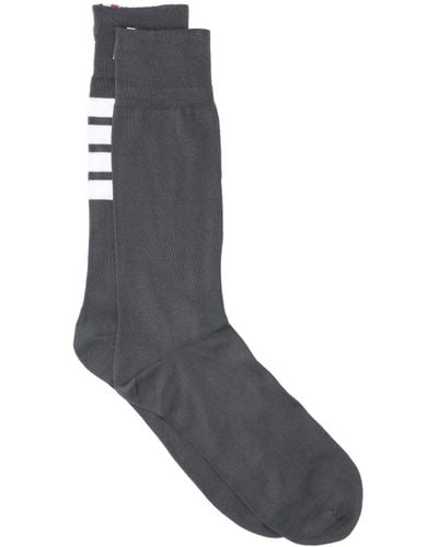 Thom Browne '4-bar' Socks - Grey