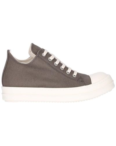 Rick Owens Low Top Sneakers - Gray