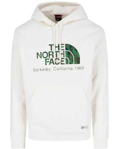 The North Face Felpa Cappuccio "Berkeley California" - Bianco