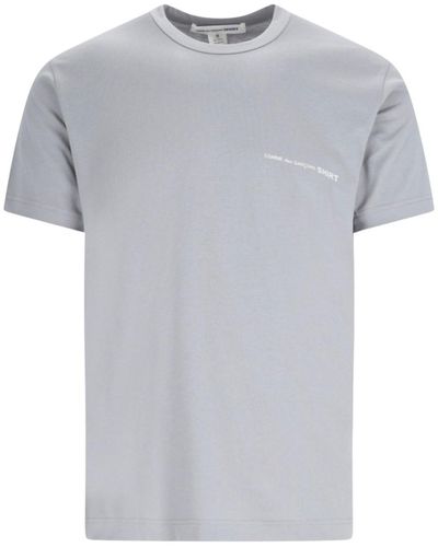 Comme des Garçons T-Shirt Logo - Grigio