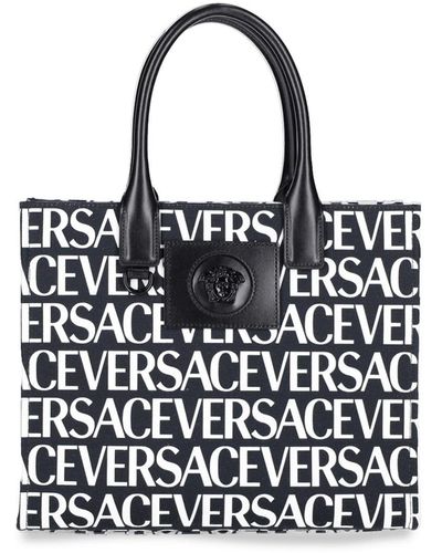 Versace Borsa Tote Logo - Nero