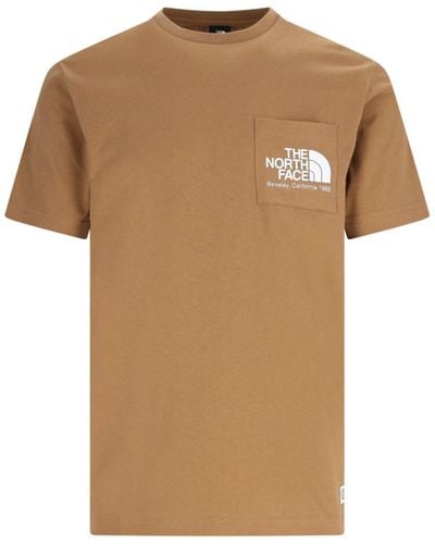 The North Face 'berkley' Pocket T-shirt - Brown