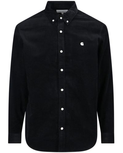 Carhartt 'l/s Madison Fine Cord' Shirt - Black