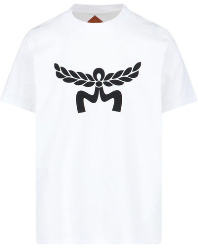MCM T-Shirt Logo - Bianco