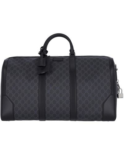 Gucci 'Gg' Travel Bag - Black