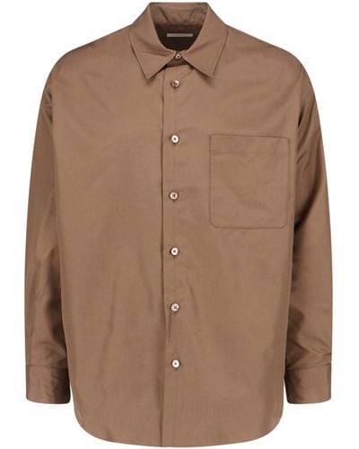 Lemaire Shirt "relaxed" - Brown