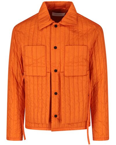Craig Green Quilted Worker Jacket - Orange