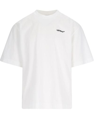 Off-White c/o Virgil Abloh 'arrow' Print T-shirt - White
