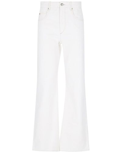 Isabel Marant Jeans Bootcut - Bianco
