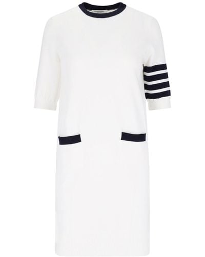 Thom Browne 'hector' Dress - White